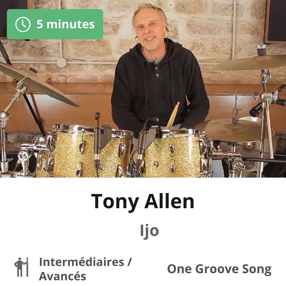Cours de batterie en ligne : Tony Allen – Ijo