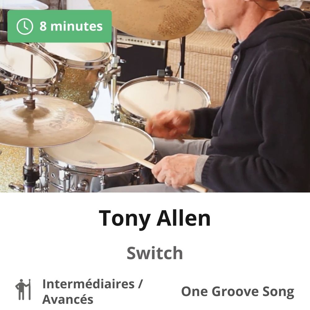 Cours de batterie en ligne : Tony Allen – Switch